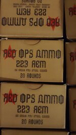 RED OPS .223 STEEL CASE AMMO
