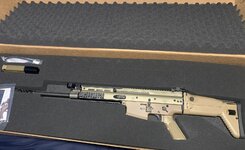 NIB  unfired FNH Scar17s FDE .308 cal. Complete