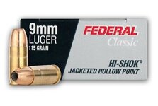 Federal Classic 9mm 115 Grain Hi Shok Hollow Point Jacketed Hollow Point (JHP), 9BP - Box of 50 .jpg